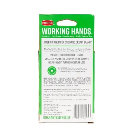 O'Keeffe's Working Hands Hand Lotion Unscented image {1}