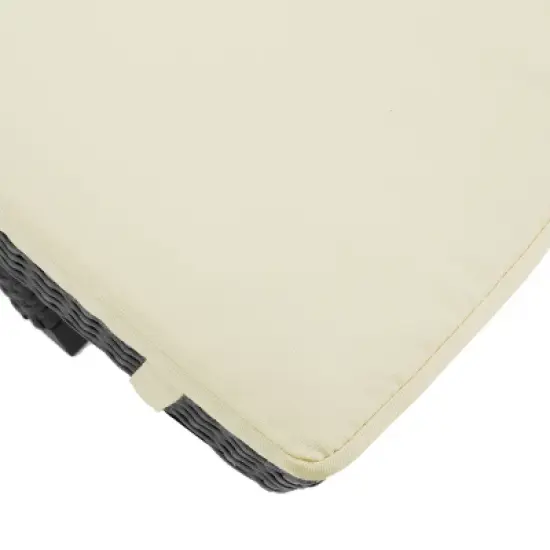 Christopher Knight Home Salem Outdoor Wicker Armless Adjustable Chaise Lounges with Cushion (Set of 2) image {5}