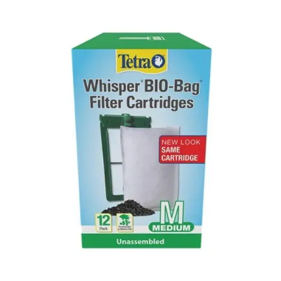 Tetra Whisper Bio-Bag Unassembled Disposable Filter Cartridges for Aquariums - M image {4}