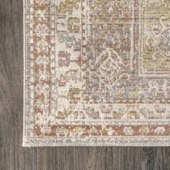 Darija Ornate Geometric Medallion Area Rug  - JONATHAN Y image {3}