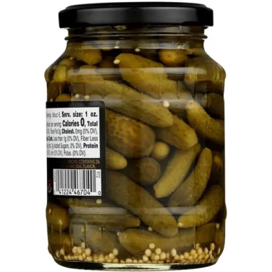 Roland Extra Fine Cornichons Gherkins - Case of 12/12 oz image {2}