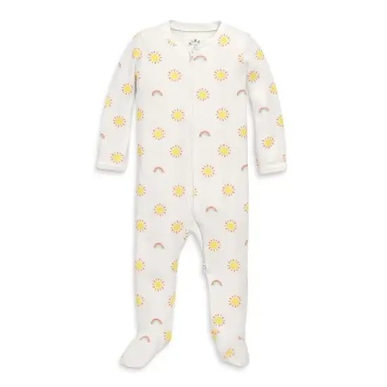 Primary Baby Organic Zip Footie image {2}