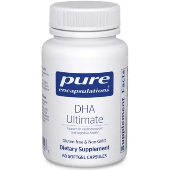 Pure Encapsulations DHA Ultimate - Eco-Friendly Supercritical CO2 Extracted DHA Fish Oil Concentrate image {2}