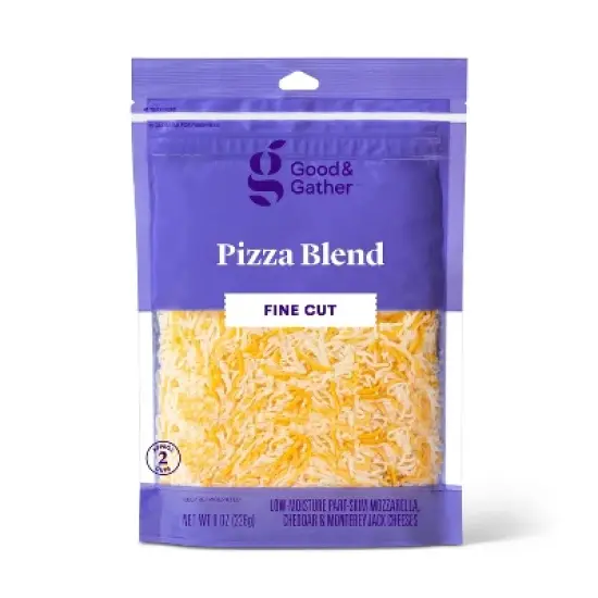 Finely Shredded Pizza Blend Cheese - 8oz - Good & Gather&trade; image {3}