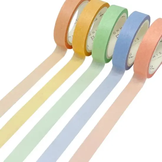 Wrapables Solid Color Washi Tape (Set of 5) image {20}