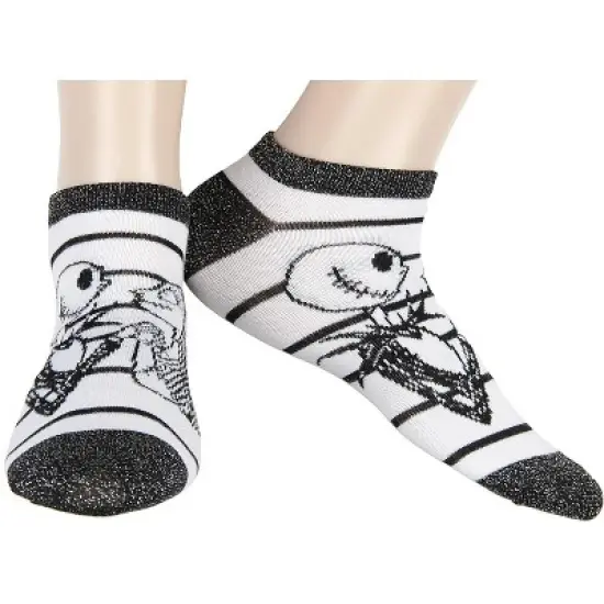Disney Nightmare Before Christmas Adult The Pumpkin King Zero Ankle Socks 5 PK Multicoloured image {4}