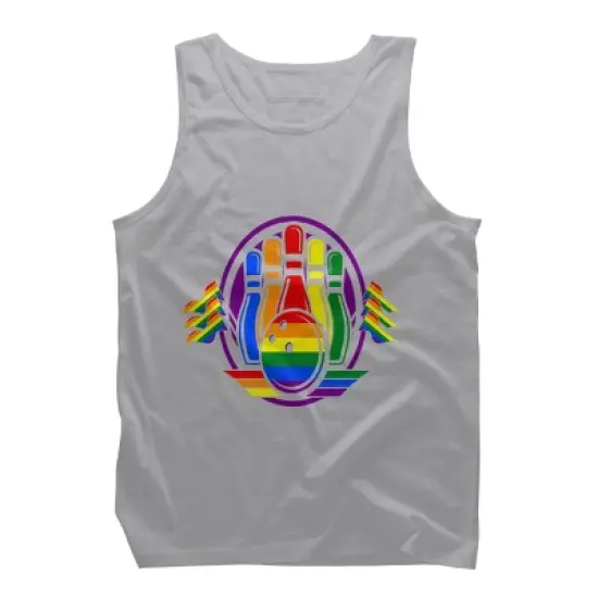 Design By Humans Bowling Pins Pridey By Legato Tendo Tank Top image {5}