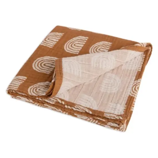 Babyletto Rainbow Muslin Swaddle Blanket image {2}