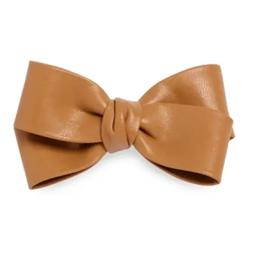 Shiraleah Faux Leather Bow Clip image {4}