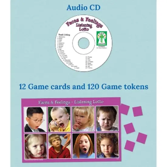 Key Education Publishing Listening Lotto: Alphabet Names & Sounds Board Game, Grade PK-1 image {2}