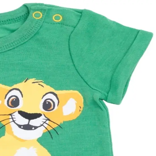 Disney Lion King,Mickey Mouse,Winnie the Pooh Simba Baby Romper and Sunhat Newborn to Infant  image {4}