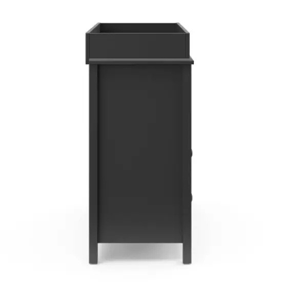 Storkcraft Alpine 2-Drawer Dresser with Changing Table Topper image {6}