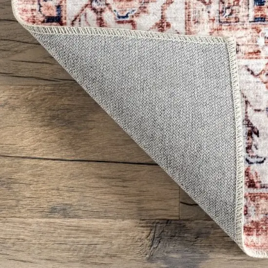 nuLOOM Ama Persian Stain-Resistant Machine Washable Area Rug image {6}