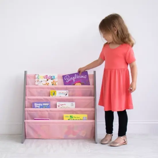 Kids' Bookshelf 4 Tier Book Organizer Seafoam - Humble Crew image {5}