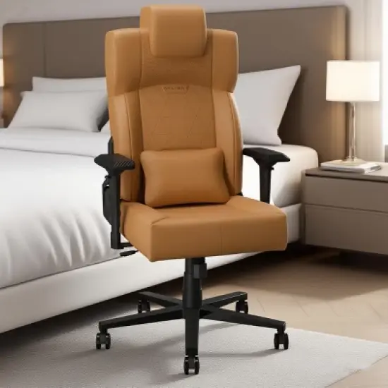 Gaming Chair Modern with Lumbar Support and Adjustable Arms for Home Office 22in Wide Seat - 3irtyhousy image {5}