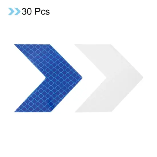 Unique Bargains Waterproof High-Visibility Warning Adhesive Reflective Arrow Labels 30 Pcs image {2}