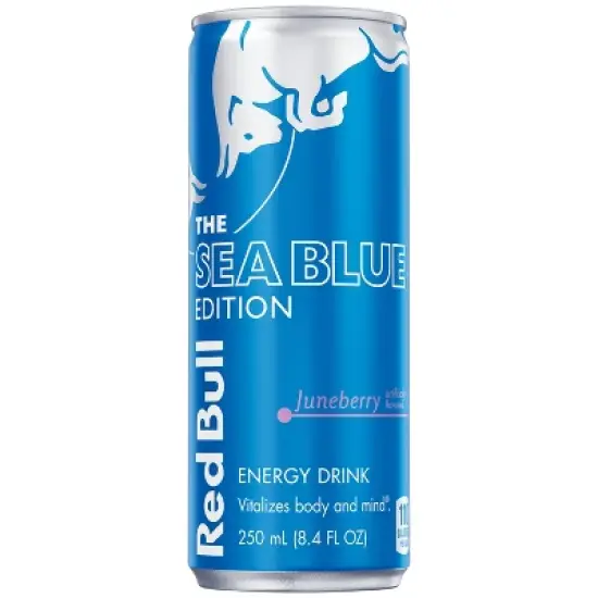 Red Bull Sea Blue Edition Energy Drink - 8.4 fl oz Can image {9}