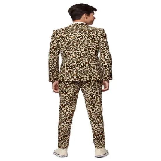 OppoSuits Teen Boys Suit - The Jag - Beige image {1}