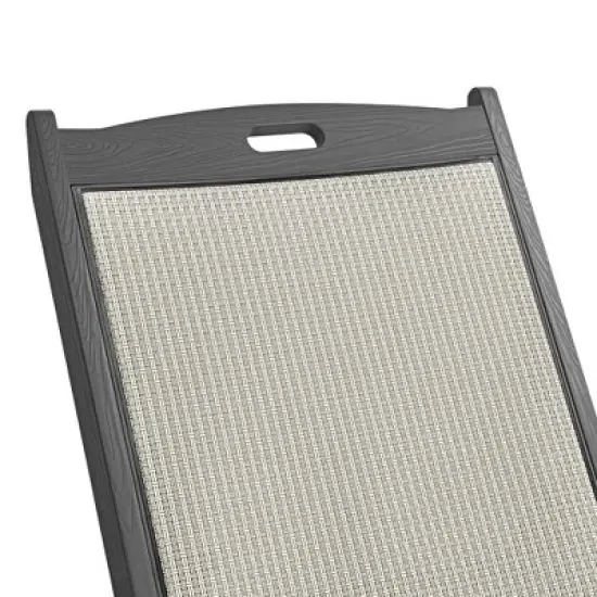 Arceso Chaise Lounge Chair Outdoor, HDPS and HDPE Wicker Material, Patio Lounge Chair with Adjustable Backrest, Resin Pool Lounge Chairs with Wheels. image {4}