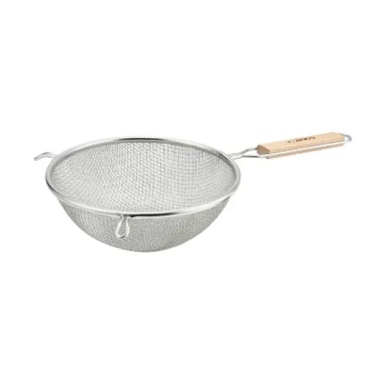 Winco Strainer with Double Fine Mesh, 8" dia image {4}