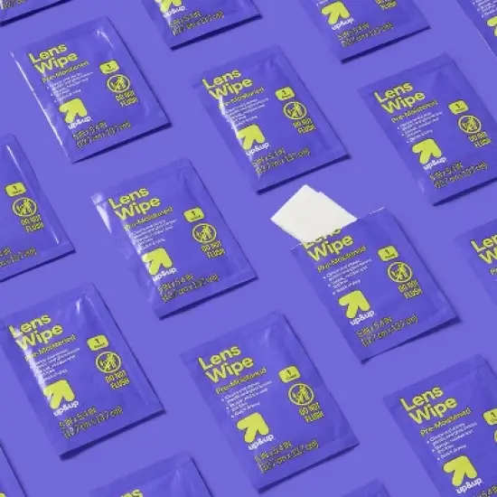 Pre-Moistened Lens Wipes - 60ct - up&up&trade; image {1}