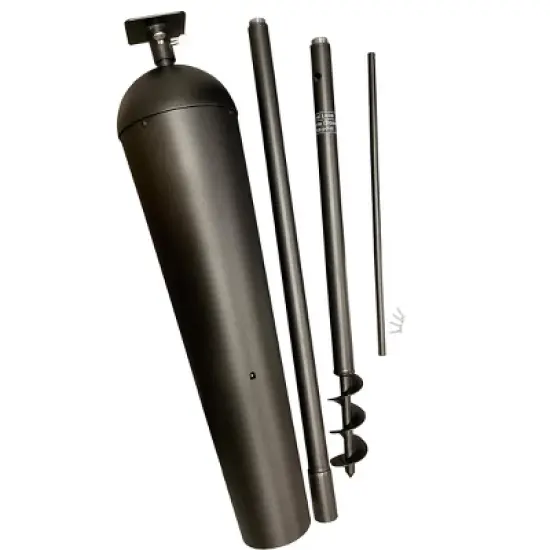 JCs Wildlife Cardinal Red and Gray Large Fly Thru Bird Feeder with Denali Squirrel Proof Mounting Pole - Squirrel Proof Bird Feeder Kit - Holds 8 Cups image {5}