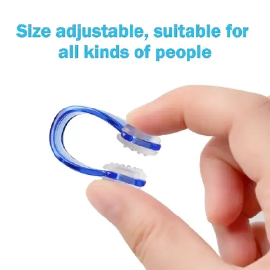 Unique Bargains Swimming Diving Tool Plastic Nose Clips Assorted Color 3 Pcs image {5}