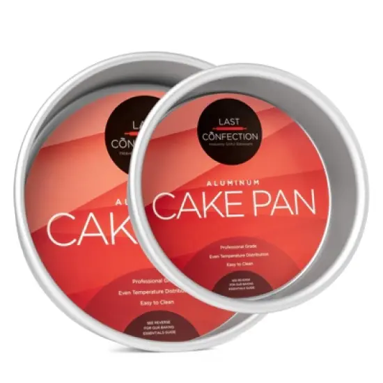 Last Confection 2pc Round Cake Pan Sets - Professional Bakeware image {9}