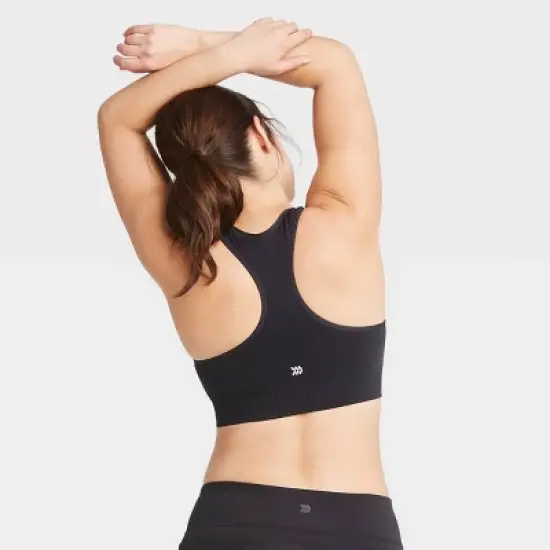 Women's Medium Support Seamless Racerback Sports Bra - All in Motion&trade; image {3}