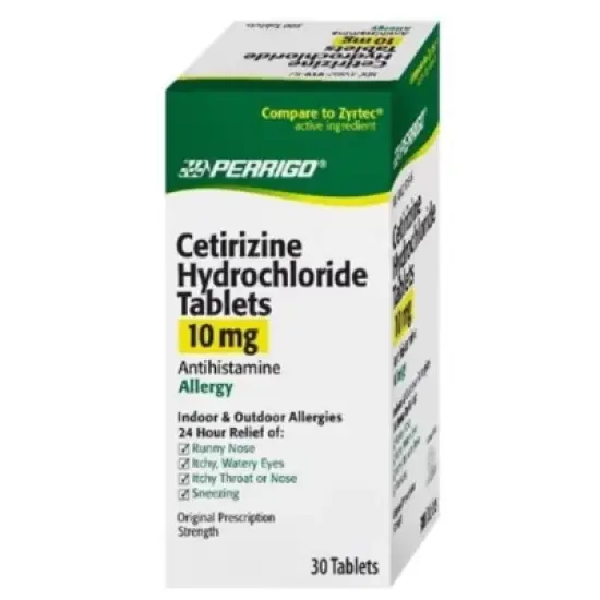 Perrigo Cetirizine Hcl 10mg Tablet, 30ct image {3}