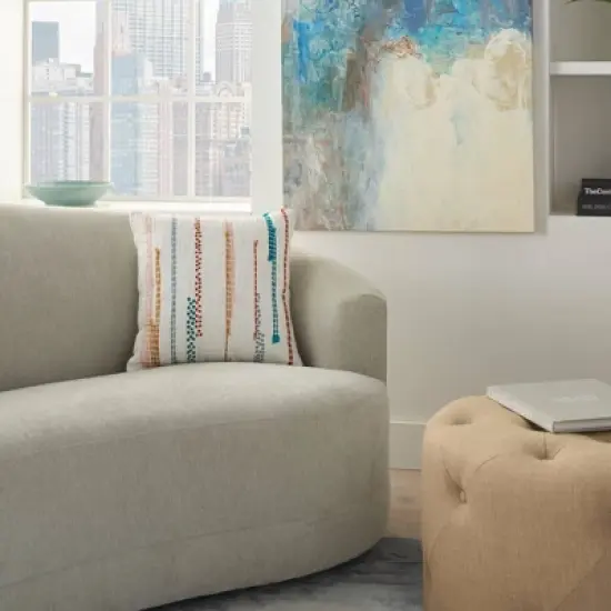 Life Styles Woven Patches Throw Pillow - Mina Victory image {4}