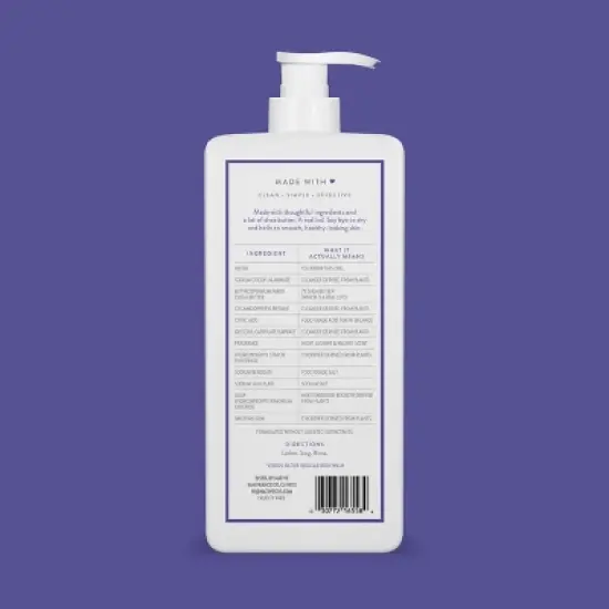 Native Moisturizing Shea Butter 24hr Hydration Sulfate Free and Paraben Free Body Wash - Night Jasmine & Walnut - 18 fl oz image {8}