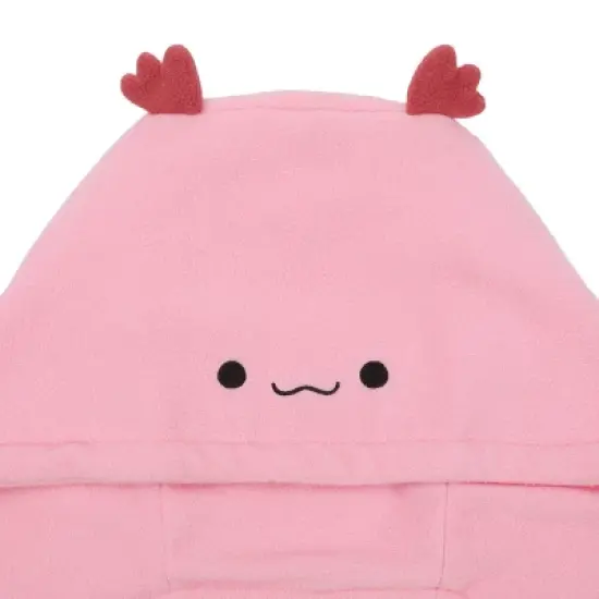 Novelty Beanie 3D Axolotl Hood with Chin Ties Beanie image {2}