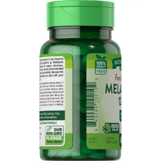 Nature's Truth Melatonin Fast Dissolve Vegan Tablets - Berry - 60ct image {3}