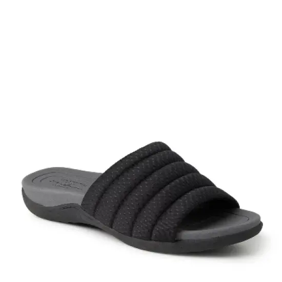 Dearfoams Womens Low Foam Slide Sandal image {5}
