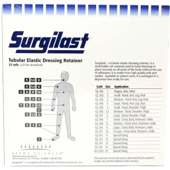 Tubular Elastic Dressing Retainer, Size 6. 25&frac12; in. 25 yds. 1 Roll (Each) image {1}