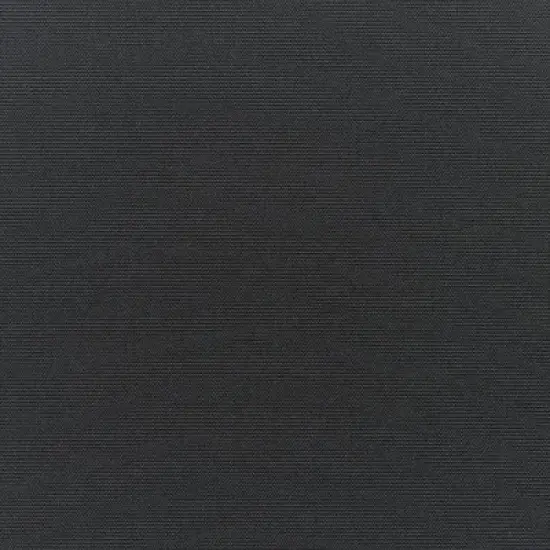 Sunbrella 48" x 19" x 3" Canvas Outdoor Corded Bench Cushion Black image {2}