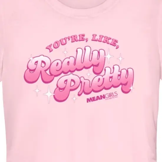 Junior's Mean Girls Valentine's Day You're Like Really Pretty T-Shirt image {1}