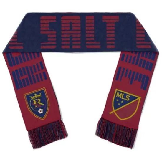 MLS Real Salt Lake Men's Scarf - One Size: Acrylic Solid Wrap, Tagless Design image {1}