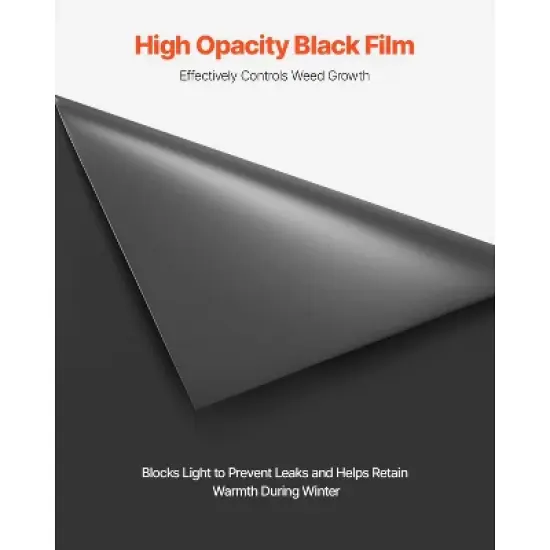 VEVOR Plastic Sheeting Heavy Duty 10' x 100', 6 Mil Thick Plastic Sheeting Roll, Plastic Drop Cloth Painters Tarp, Polyethylene Covering image {5}