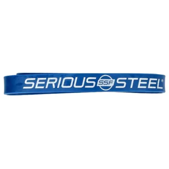 Serious Steel Fitness 32 Inch Resistance Band, #3 Blue, 1 Count image {3}
