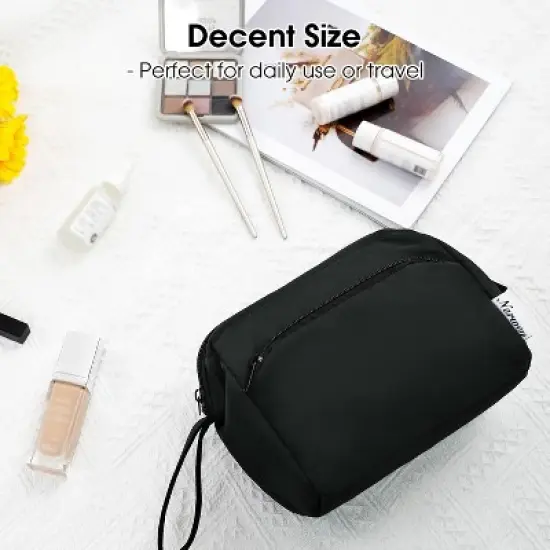 Narwey Makeup Bag  Wide-open Make up Bag Travel Cosmetic Bag image {6}