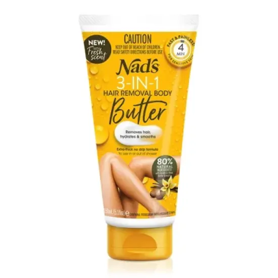 Nad's 3-in-1 Butter Body Hair Removal Cream - 5.1 fl oz image {5}