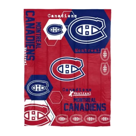 NHL Montreal Canadiens Hexagon Comforter Set - Twin image {1}