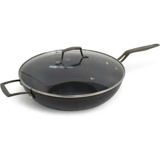 Blu. Cookware 12.6&rdquo; Wok with Lid, Durable Non-Stick Stir Fry Pan image {8}