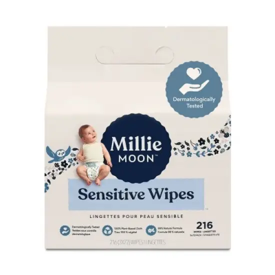 Millie Moon Sensitive Wipes (Select Count) image {6}