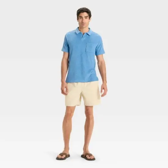 Men's Terry Cloth Polo Shirt - Goodfellow & Co&trade; image {2}