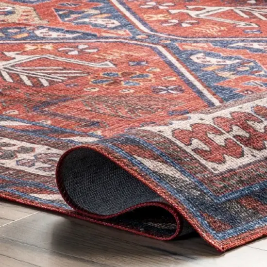 nuLOOM Stella Machine Washable Traditional Global Area Rug image {3}