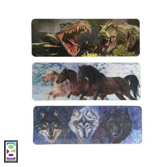 Geddes 3D Lenticular Bookmarks - 50 per bag image {3}