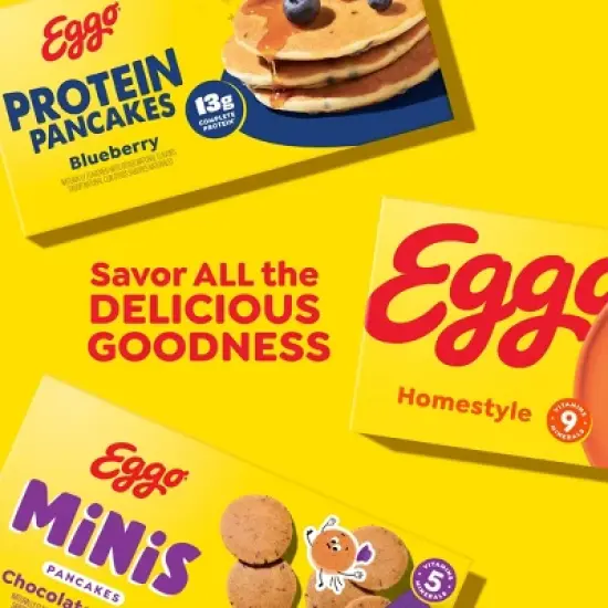 Eggo Thick and Fluffy Frozen Waffles Blueberry - 11.6oz/6ct image {6}